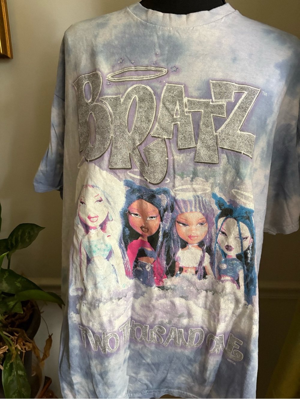 Kids' Graphic Tee - Pastel Tie-Dye Purple